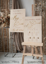 TABLE PLANS AND WEDDING WELCOME SIGNS rustic rustic wood & Gold Wedding Welcome Sign,  Boho Golden Wedding Decor, Personalised Wedding Sign, Wedding Board, Welcome Wedding Board 17