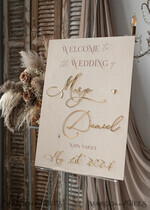 TABLE PLANS AND WEDDING WELCOME SIGNS rustic rustic wood & Gold Wedding Welcome Sign,  Boho Golden Wedding Decor, Personalised Wedding Sign, Wedding Board, Welcome Wedding Board 17