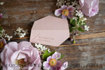 PLACE CARDS / TABLE CARDS Romantic Boho/ Botanical/ Floral Geometric Romantic Blush Pink Place Cards, Modern geometric wedding Place Cards, Minimalistic Elegant Wedding Card, Custom Wording Place Names, Minimalist Cards4