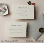 WEDDING INVITATIONS modern calligraphy / fine art Ivory Gold Wedding Invitation, Floral Wedding Invitation, Tuscany Italian Invitation suite, Wreath Monogram wedding invitation suite, Deckled Edge Invites, Torn Edge Wedding Invitations golden, Fine Art Wedding Invitation Suite, Deckled Edge Paper7