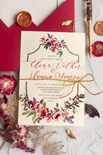 WEDDING INVITATIONS modern calligraphy / fine art Bespoke wedding invitation, unique calligraphy invites77