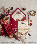 WEDDING INVITATIONS modern calligraphy / fine art Bespoke wedding invitation, unique calligraphy invites77