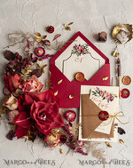 WEDDING INVITATIONS modern calligraphy / fine art Bespoke wedding invitation, unique calligraphy invites77