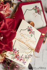 WEDDING INVITATIONS modern calligraphy / fine art Bespoke wedding invitation, unique calligraphy invites77