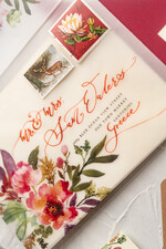 WEDDING INVITATIONS modern calligraphy / fine art Bespoke wedding invitation, unique calligraphy invites77