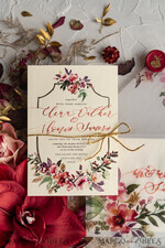 WEDDING INVITATIONS modern calligraphy / fine art Bespoke wedding invitation, unique calligraphy invites77