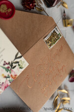 WEDDING INVITATIONS modern calligraphy / fine art Bespoke wedding invitation, unique calligraphy invites77