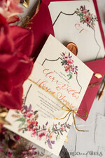 WEDDING INVITATIONS modern calligraphy / fine art Bespoke wedding invitation, unique calligraphy invites77