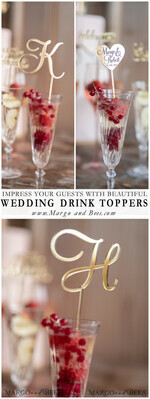 CAKE TOPPER drink toppers wedding cake topper, drink labels6