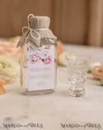 WEDDING FAVORS wedding hangover kits Wedding Thank You favors, small bottle hangover kit5