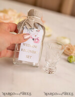 WEDDING FAVORS wedding hangover kits Wedding Thank You favors, small bottle hangover kit5