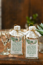 WEDDING FAVORS wedding hangover kits wedding Favors, bottles for hangover kit1