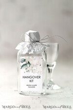 WEDDING FAVORS wedding hangover kits cute wedding favor cards, hangover kit bottle1