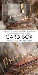  CARD BOXES acrylic Cards box Modern Clear wedding wishing well acrylic card box with Lock, Personalized Wedding Card Box, Clear Card Box, Wedding Card Box with Lid, Wedding Money Box, Wedding Card Holder 12