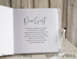 WEDDING GUEST BOOKS Instax Instant Photo Book Pearls White Gold Acrylic Wedding Guest Book Personalised and sign set, Velvet Beaded Instant Photo Book Boho Elegant Instax Wedding Photo Guestbook12