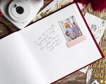 HOCHZEITS-GÄSTEBÜCHER Instax Sofortbildbuch Hochzeitsgäste Buch personalisiert, Samt Sofortbildbuch Boho Elegantes Instax Hochzeitsfoto Gästebuch14