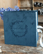 WEDDING GUEST BOOKS Instax Instant Photo Book Presonalised Blue Wedding Guest Book, Instant Wedding Photo Book Instax • Velvet Wedding Photo Guestbook8