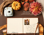 HOCHZEITS-GÄSTEBÜCHER Instax Sofortbildbuch Fall Terracotta Gold Acryl Hochzeitsgäste Buch Persönlich, Samt Rost Sofortbildbuch Boho Elegant Instax Hochzeitsfoto Gästebuch14