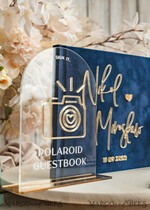 WEDDING GUEST BOOKS Instax Instant Photo Book Navy Blue Gold Acrylic Wedding Guest Book Personalised & sign set, Velvet Dark Blue Instant Photo Book Boho Elegant Instax Wedding Photo Guestbook21