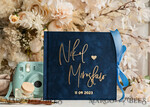 WEDDING GUEST BOOKS Instax Instant Photo Book Navy Blue Gold Acrylic Wedding Guest Book Personalised & sign set, Velvet Dark Blue Instant Photo Book Boho Elegant Instax Wedding Photo Guestbook21