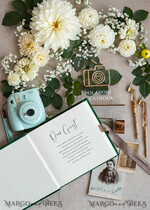 HOCHZEITS-GÄSTEBÜCHER Instax Sofortbildbuch Smaragdgrünes Gold-Acryl-Hochzeitsgästebuch mit personalisiertem Unterschriften-Set, Samtgrünpflanzen Sofortbildbuch Boho Elegantes Instax-Hochzeitsfoto-Gästebuch16