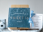 WEDDING GUEST BOOKS Instax Instant Photo Book Sweet 16 Guest Book Personalised, Velvet Instant Photo Book Boho Elegant Instax Sweet 16 Photo Guestbook17