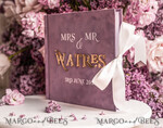 HOCHZEITS-GÄSTEBÜCHER Instax Sofortbildbuch Mauve Gold Acryl Hochzeits-Gästebuch Personalisiert, Samt Dusty Rose Sofortbildbuch Boho Elegant Instax Hochzeitsfoto Gästebuch10
