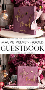 HOCHZEITS-GÄSTEBÜCHER Instax Sofortbildbuch Mauve Gold Acryl Hochzeitsgäste Buch Personalisiert, Samt Staubrosa Sofortbildbuch Boho Elegant Instax Hochzeitsfoto Gästebuch15