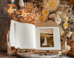 HOCHZEITS-GÄSTEBÜCHER Instax Sofortbildbuch Herbst beige Gold Acryl Hochzeitsgästebuch personalisiert und Acrylschild-Set, Tan Taupe Samt Sofortbildbuch Boho Elegant Instax Hochzeitsfotogästebuch, Erdtönige Acryl Instax Gästebuchschild, Neutraler Samt Fotobuch.28