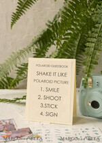 WEDDING GUEST BOOKS Instax Instant Photo Book Rusic Wedding Guest Book, Wooden Personalized Wedding Album • Wood Engraved Photo Booth Book8