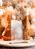 TABLE DECOR SIGNS Acrylic table decor Numbers Acrylic Arch Table menu, Clear Acrylic and gold Sign, Gold Plexi Table Numbers, Luxury Wedding Table Decor, Wedding Signage, 3D Gold wedding menu, Editable text14