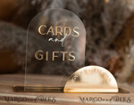 TABLE DECOR SIGNS Acrylic table decor Numbers Acrylic Arch cards amd well wishes sign , Clear Acrylic and gold Sign, Gold Plexi card box sign, Luxury Wedding Table Decor, Wedding Signage Golden mirror cards sign7