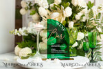 TABLE DECOR SIGNS Acrylic table decor Numbers Acrylic Half Arch Green Bar Menu, Transparent Acryl and gold Bar Menu, Greenery Gold Plexi Drink Bar Menu, Green Luxury Drink Bar Table Decor, Botanical Wedding14