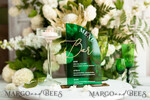 TABLE DECOR SIGNS Acrylic table decor Numbers Acrylic Half Arch Green Bar Menu, Transparent Acryl and gold Bar Menu, Greenery Gold Plexi Drink Bar Menu, Green Luxury Drink Bar Table Decor, Botanical Wedding14