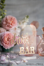 TABLE DECOR SIGNS Acrylic table decor Numbers Acrylic Table  Drink Bark Numbers, Clear Acrylic and gold Sign Bar Number, Gold Plexi Table Numbers, Luxury Wedding Table Decor, Wedding Signage Golden mirror table numbers 4