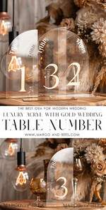 TABLE DECOR SIGNS Acrylic table decor Numbers Acrylic Arch Ombre Beige Table Numbers, Clear Acrylic and gold table numbers, Nude Taupe Gold Plexi Table Numbers, Tan Luxury Wedding Table Decor, Earthy Wedding Sign29