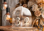 TABLE DECOR SIGNS Acrylic table decor Numbers Acrylic Arch Ombre Beige Table Numbers, Clear Acrylic and gold table numbers, Nude Taupe Gold Plexi Table Numbers, Tan Luxury Wedding Table Decor, Earthy Wedding Sign29