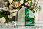 TABLE DECOR SIGNS Acrylic table decor Numbers Acrylic Arch Emerald Green Dessert menu, Green Acrylic gold Candy Bar Sign, Green Gold Plexi Table Arch Menu, Luxury Greenery Wedding Table Decor,10