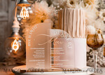 TABLE DECOR SIGNS Acrylic table decor Numbers Acrylic Arch Table Number and menu Combo, Clear and Frozen Acryl gold Signs, Gold Plexi Table Numbers nad Menu Combo Luxury Wedding Table Decor, Wedding Signage17