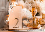 TABLE DECOR SIGNS Acrylic table decor Numbers Acrylic Arch Table Number and menu Combo, Clear and Frozen Acrylic gold Sign, Gold Plexi Table Number and Menu Combo Luxury Wedding Table Decor, Wedding Signage21