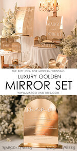 TABLE DECOR SIGNS Acrylic table decor Numbers Acrylic Arch Table menu, Gold Mirror Acrylic and gold Sign, Gold Plexi Table Numbers, Luxury Wedding Table Decor, 3D Wedding Signage Golden mirror table numbers10