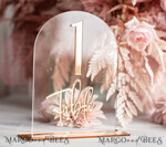 TABLE DECOR SIGNS Acrylic table decor Numbers Acrylic Arch Table Numbers, Clear Acrylic And Gold Sign, Gold Plexi Table Numbers, Luxury Wedding Table Decor, Wedding Signage Golden Mirror Table Numbers25