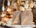 TISCHDEKORATIONSCHILDER   Acryl Tischdekoration Zahlen Acrylbogen Beige Tischnummern, klare Acryl- und goldene Tischnummern, Nude Taupe Gold Plexi Tischnummern, Tan Luxus Hochzeits Tischdekoration, Erdige Hochzeitsbeschilderung.34
