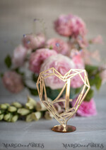 TABLE DECOR SIGNS Acrylic table decor Numbers Geometric heart Gold Acrylic Table Numbers, Golden Acrylic and gold Sign, Gold Plexi Table Numbers, Luxury Wedding Table Decor, Wedding Signage Golden mirror table numbers 3