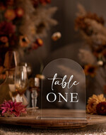 TABLE DECOR SIGNS Acrylic table decor Numbers Transparent Acrylic Arch Table Numbers, Simple Clear Acrylic Sign, Plexi Table Numbers With Stand, Luxury Wedding Table Decor, Wedding Signage Table Numbers5