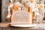 TABLE DECOR SIGNS Acrylic table decor Numbers Acrylic Arch frozen Top Table sign, White and Golden Top Table Signs, Gold 3D Top Table sign, Elegant Luxury Wedding Mr & Mrs  Table Decor, Glam Wedding Signage10