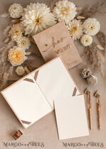 WEDDING VOWS Acrylic Clear Gold Bride and groom vow books, wedding vow books, personalized vow booklets, his and her vow books, custom wedding vow cases, bridal shower gift14