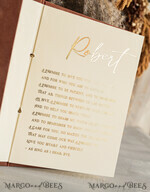 WEDDING VOWS Acrylic Clear Gold Terracotta Fall Bride and groom vow books, Burnt Orange wedding vow books set of two, Velvet rust personalized vow booklets, Golden Mirror his and her vow books, Acrylic Copper Gold custom wedding vow cases, bridal shower gift13