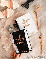 HOCHZEITSVERSPRECHEN  
 Acrylklar Gold Elegante klassische Braut- und Bräutigam-Eidbücher, Schwarz-Weiß-Gold-Hochzeits-Eidbücher im Set von zwei, personalisierte Samt-Eidhefte, goldene Spiegel-Eidbücher für ihn und sie, Acryl-Eidkästen für ihn und sie in Gold, Geschenk zur Brautparty17