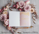 WEDDING VOWS Acrylic Clear Gold Wedding vows, luxury3